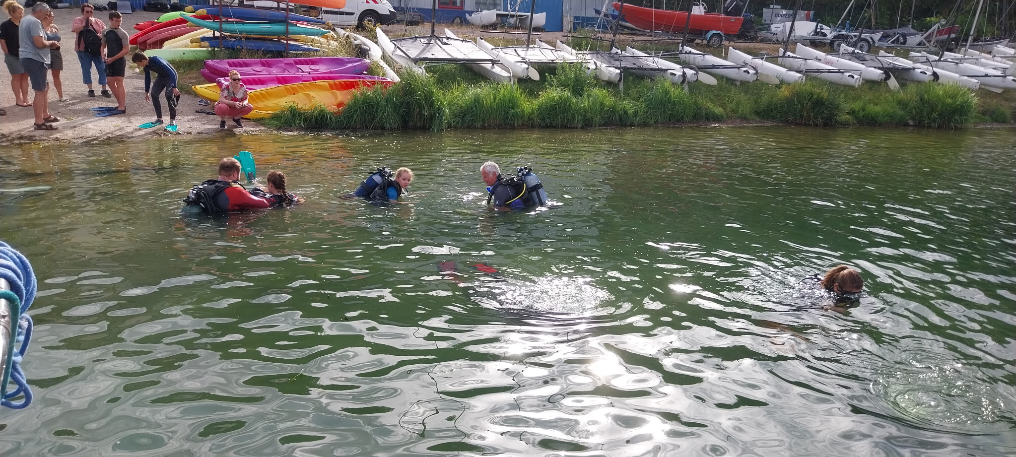 Baptême de plongée au plan d'eau du Canada - Beauvais Subaquatique